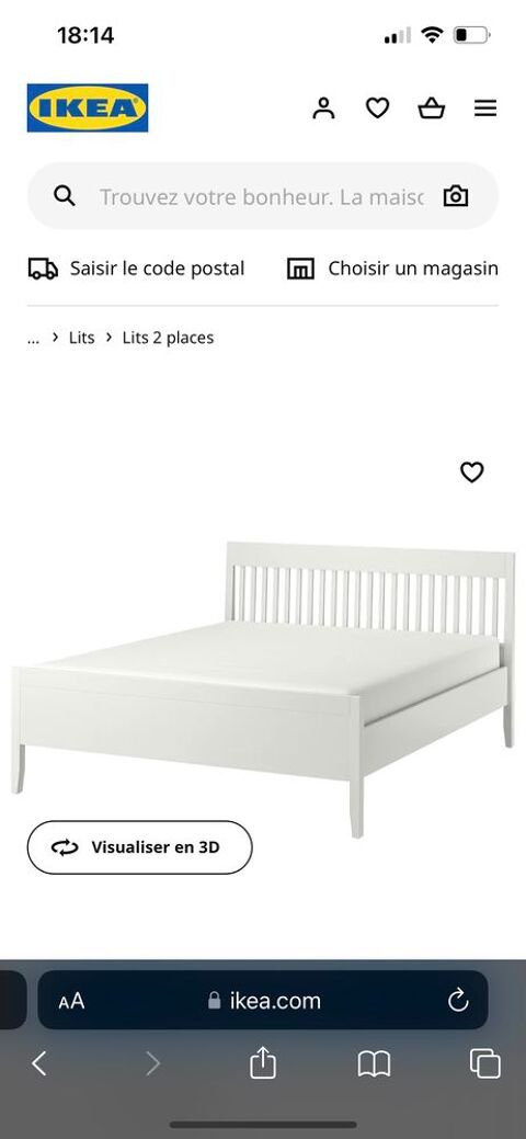 cadre de lit idanas IKEA NEUF 250 Crteil (94)