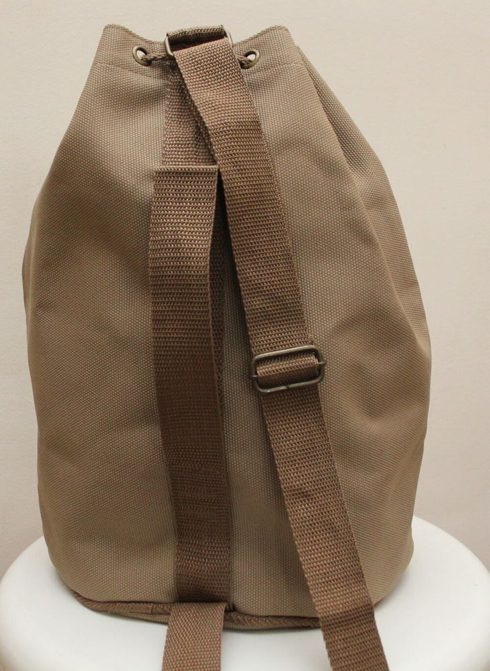 Sac bandouli&egrave;re toile et cuir JOHN LOBB Maroquinerie