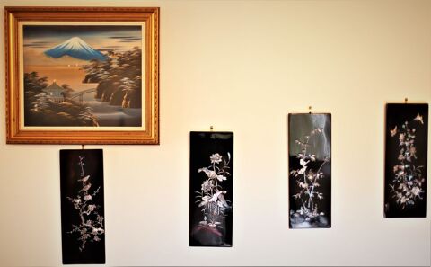 Tablettes en bois laqu 200 Robion (84)