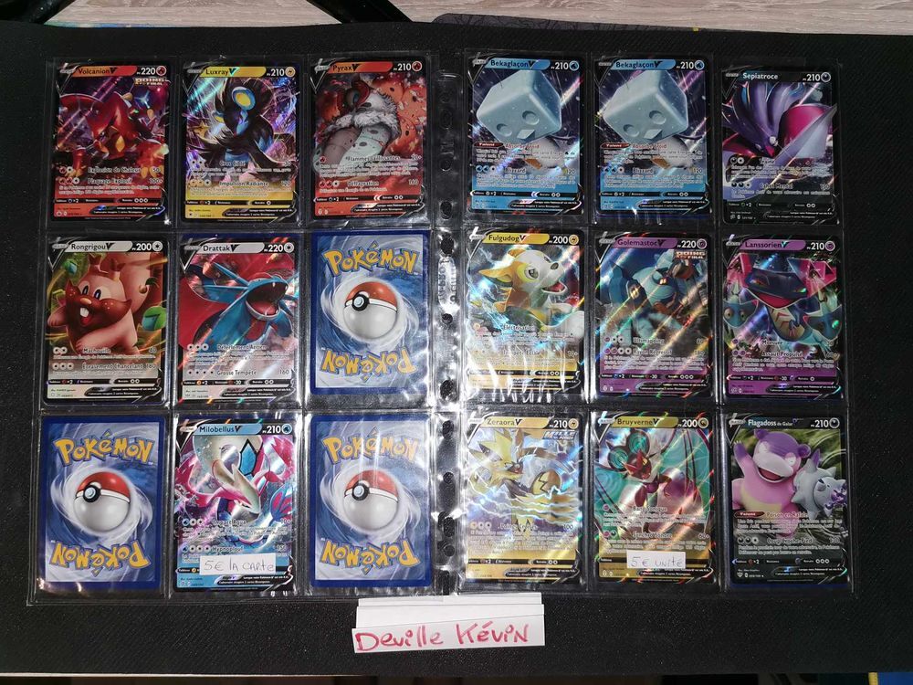 2.Cartes Pok&eacute;mon Ultra Rare V,Gold; Secret.Full Art,Raimbow Jeux / jouets