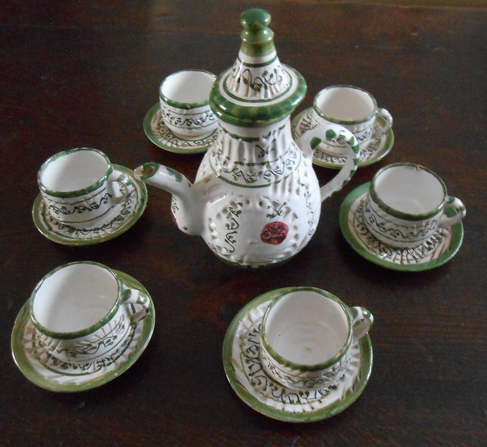 Service &agrave; caf&eacute; - Poterie Tunisienne Cuisine