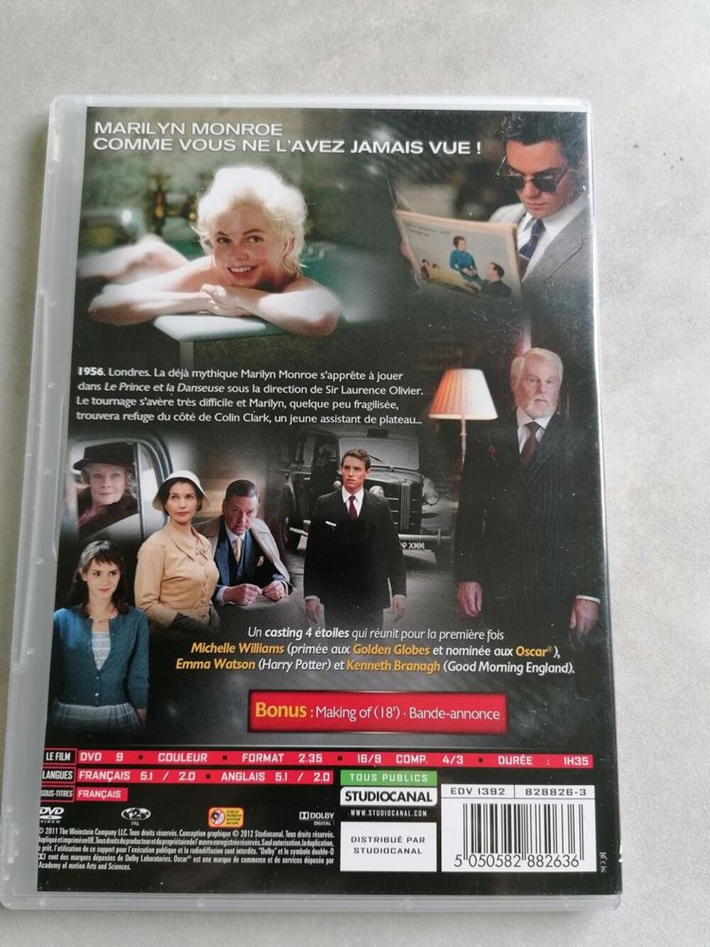 DVD Marilyn DVD et blu-ray