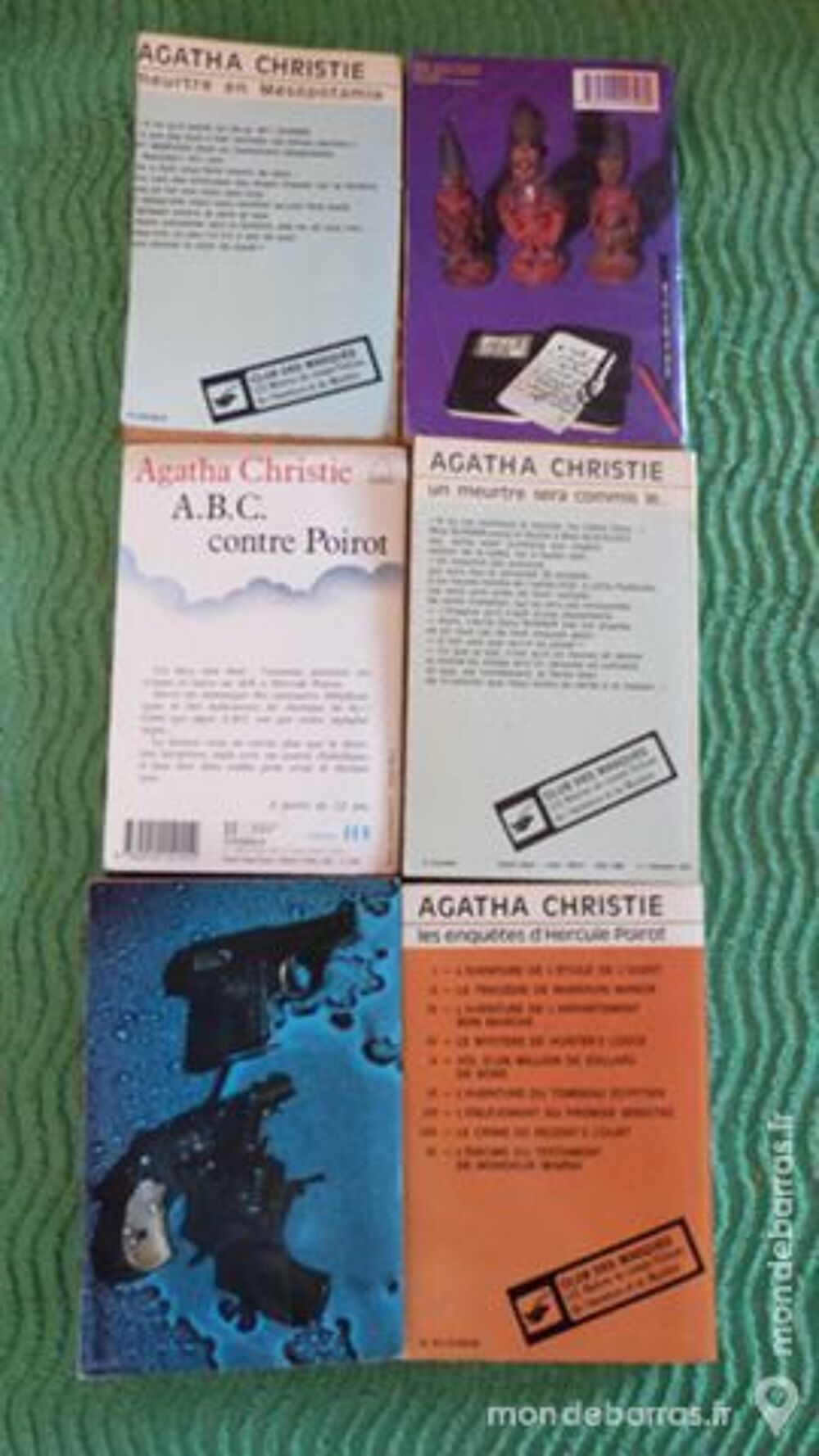 6 livres AGATHA CHRISTIE Livres et BD