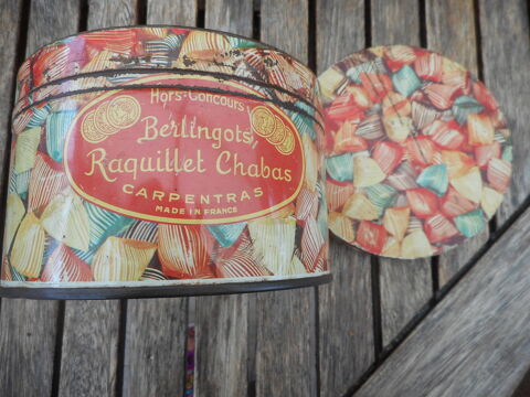 Boite vide de berlingots Raquillet 8 Nieuil-l'Espoir (86)