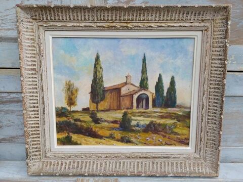 Tableau Chapelle Saint-Sixte Eygali�res Georges Bauquier  500 Loches (37)