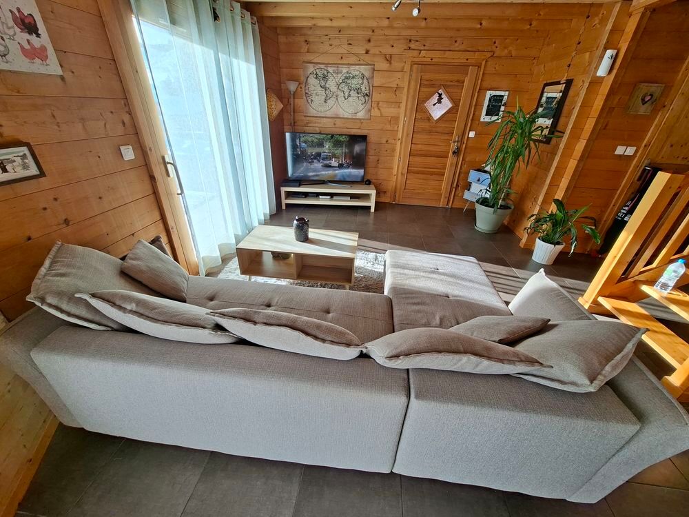Canap&eacute; d angle et meuble TV Meubles