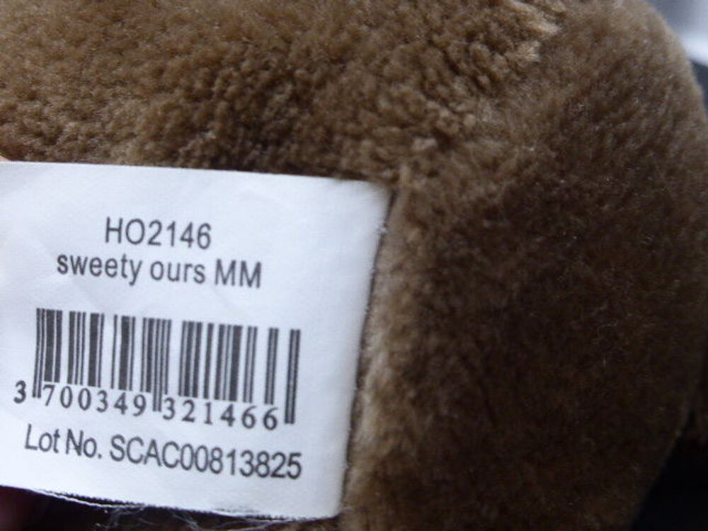 HO 2146 Peluche Ours marron Sweety 40 cm Histoire d'Ours Jeux / jouets