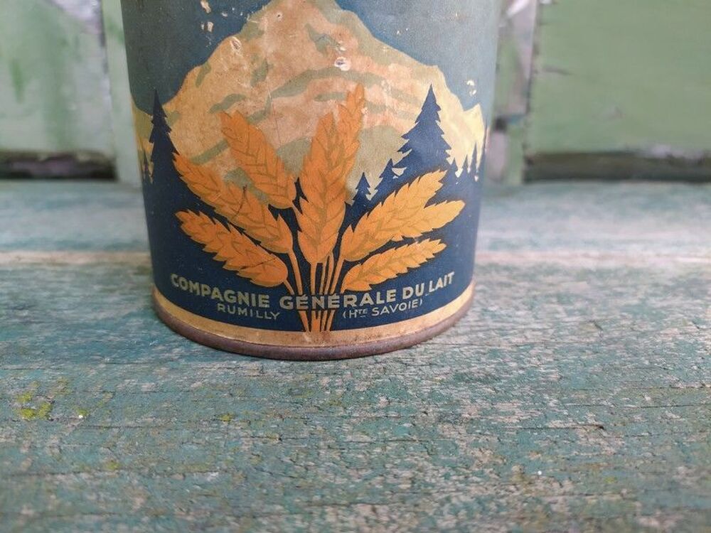 Ancienne Boite Publicitaire Farine Mont-Blanc 