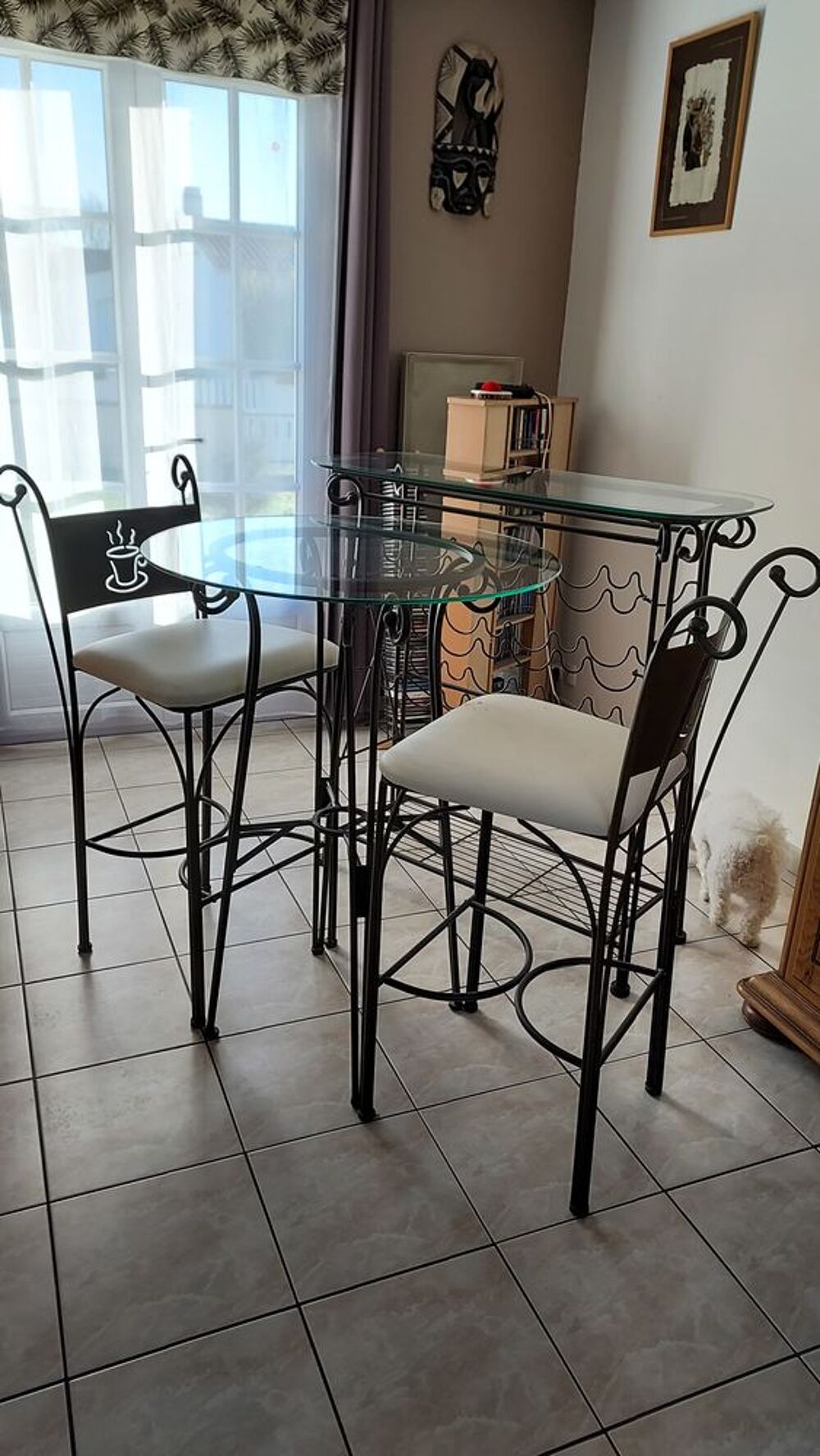 bar et table fer forger Décoration