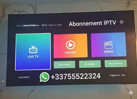 Abonnement IPTV 4K Paris 15 (75)