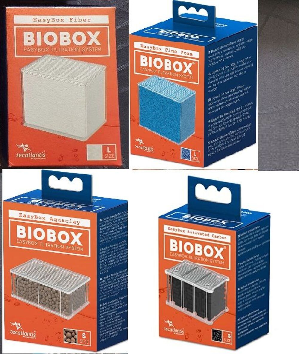   diff�rents filtres aquarium BIOBOX Easybox 