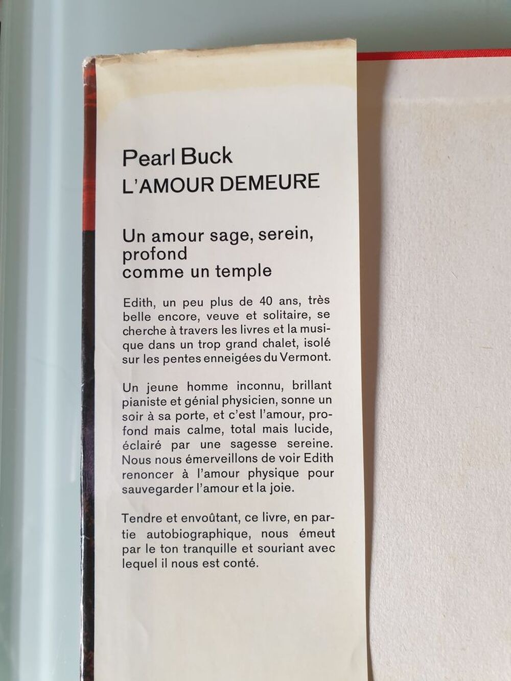 L'amour Demeure - pearl buck
Marseille 9 eme
Livres et BD