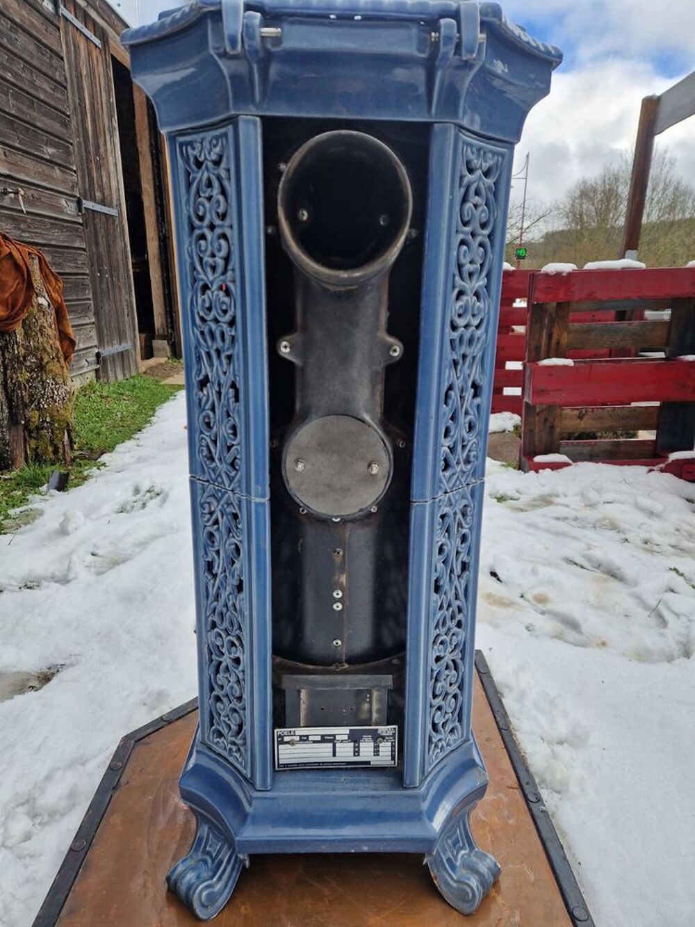 Po&ecirc;le &agrave; bois Godin "Belle &eacute;poque" Bricolage