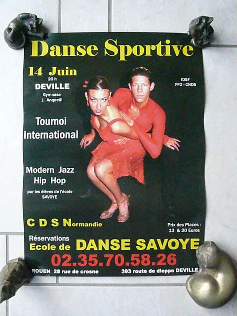 Affiche de danse sportive 30 x 41cm 3 Franqueville-Saint-Pierre (76)