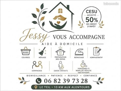Aide &agrave; domicile 0 07400 Le teil