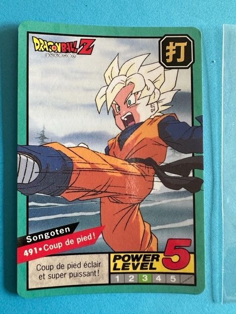 Carte DBZ n491 Carddass Bandai 1996 VF 5 Meudon (92)