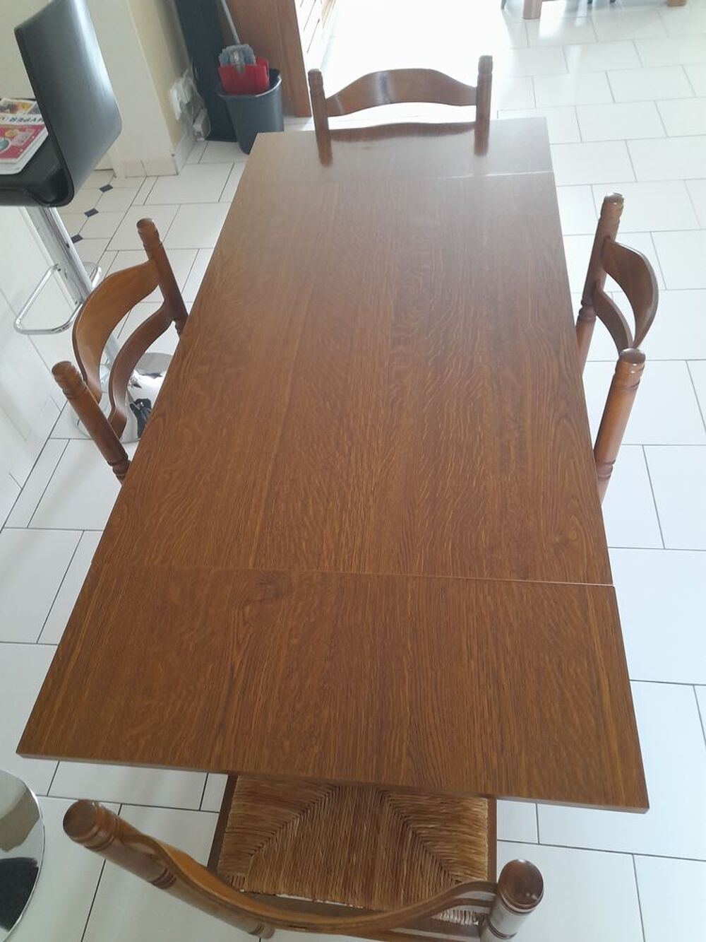 Table de cuisine bois+ 4 chaises bois Meubles