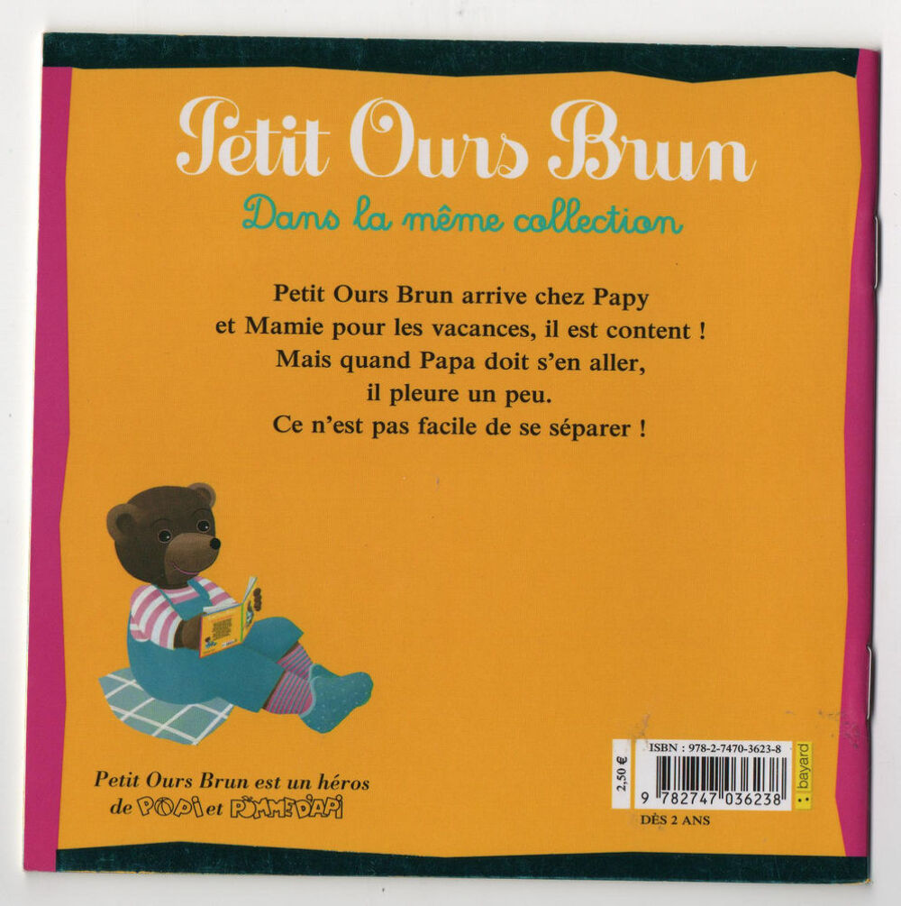 Petit Ours Brun en vacances chez ses grands-parents - Serre Livres et BD