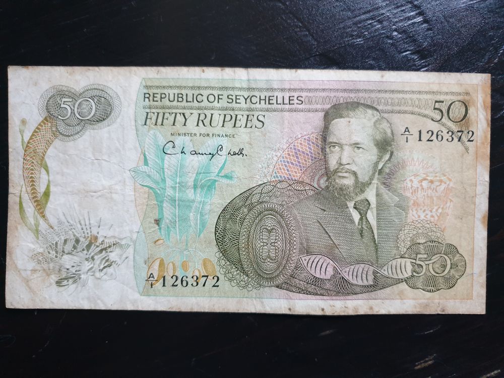 Billet 50 rupees Seychelles 