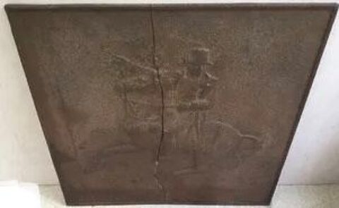 Plaque de chemine en fonte : Napolon sur son cheval 100 Airon-Notre-Dame (62)