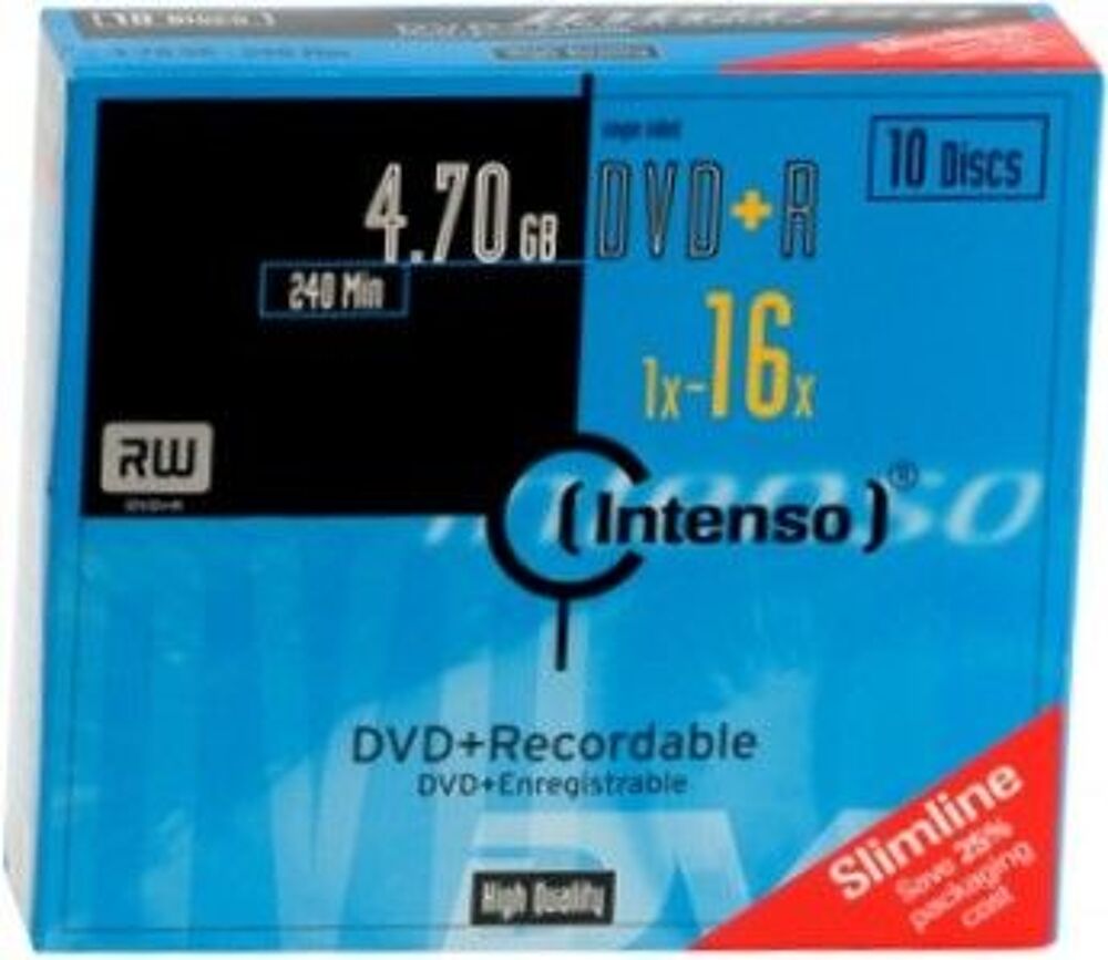 DVD-R enregistrable vierges 4,7Go 16x neuf 240 minutes Matériel informatique