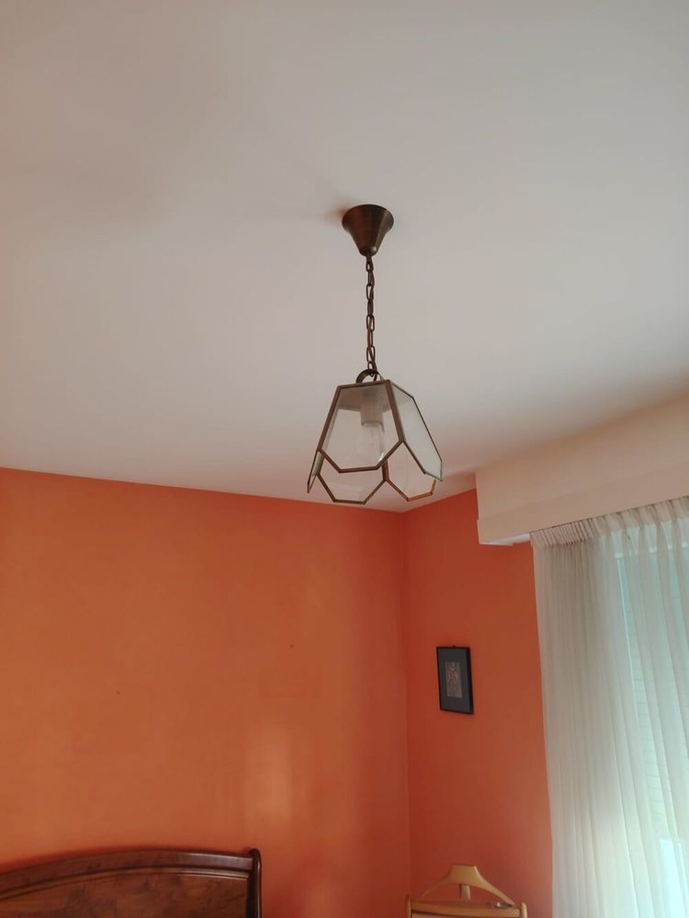 Plafonnier dor&eacute; vintage Décoration