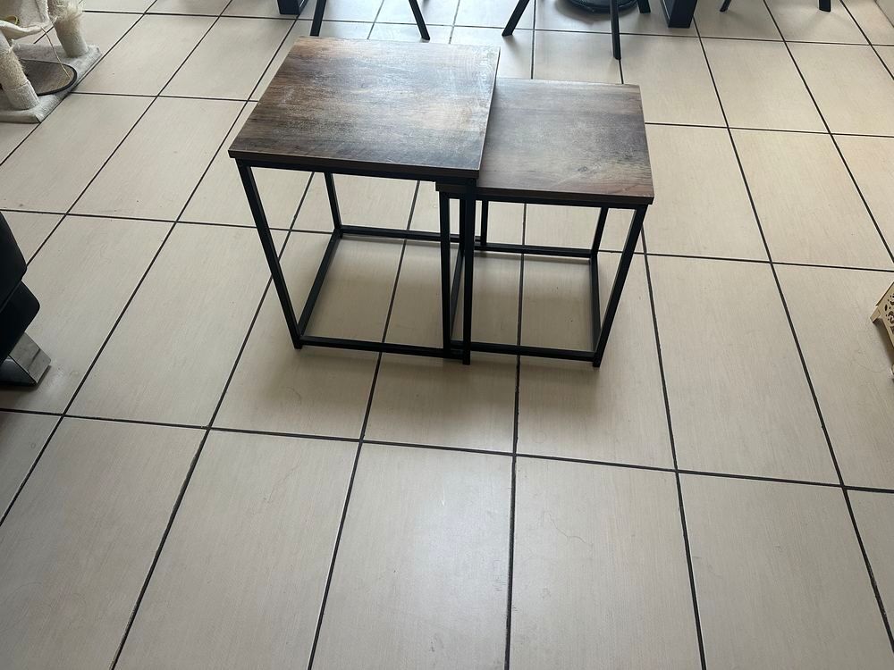 Ensemble table &agrave; manger, buffet et table basse gigogne Meubles