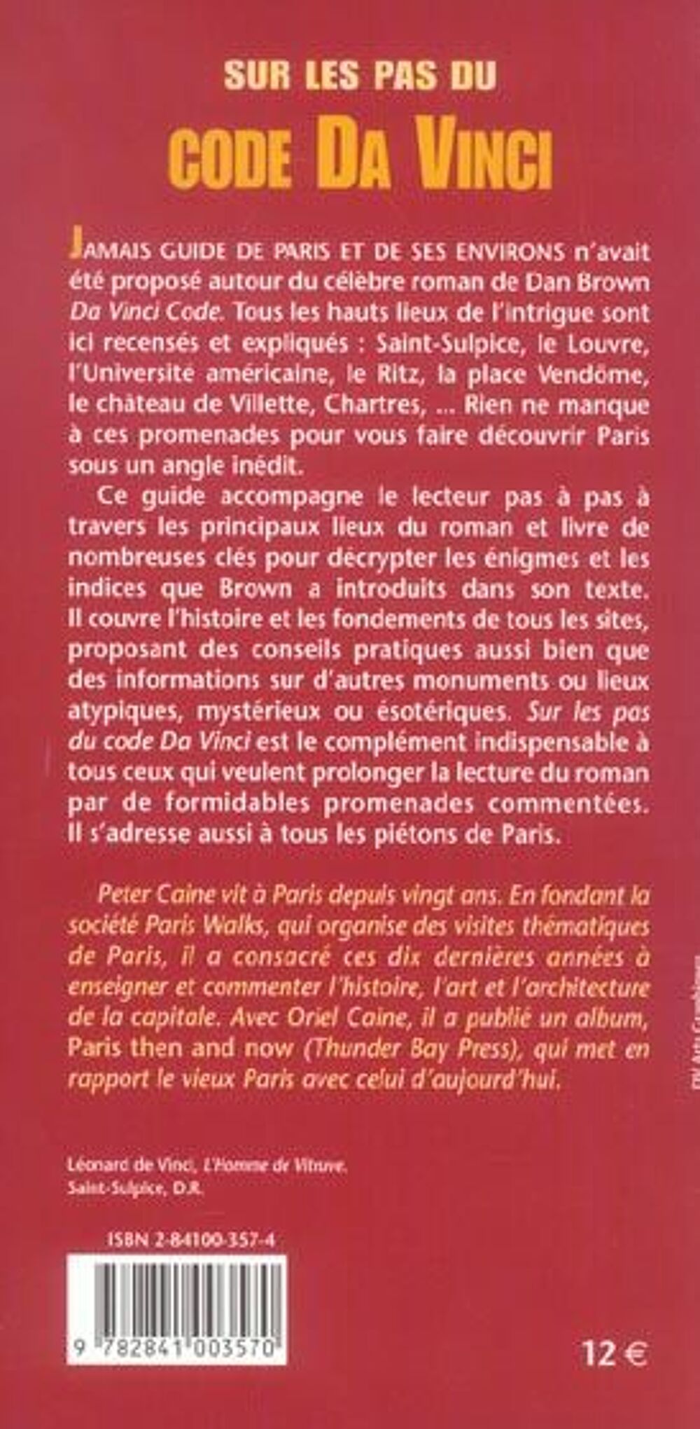 Sur les pas du code da Vinci ; le guide Livres et BD