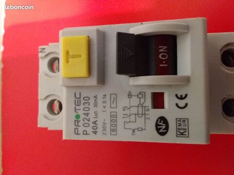 DISJONCTEUR DIFFERENTEIEL 40A 30 mA PROTEC 29 Serres-Castet (64)