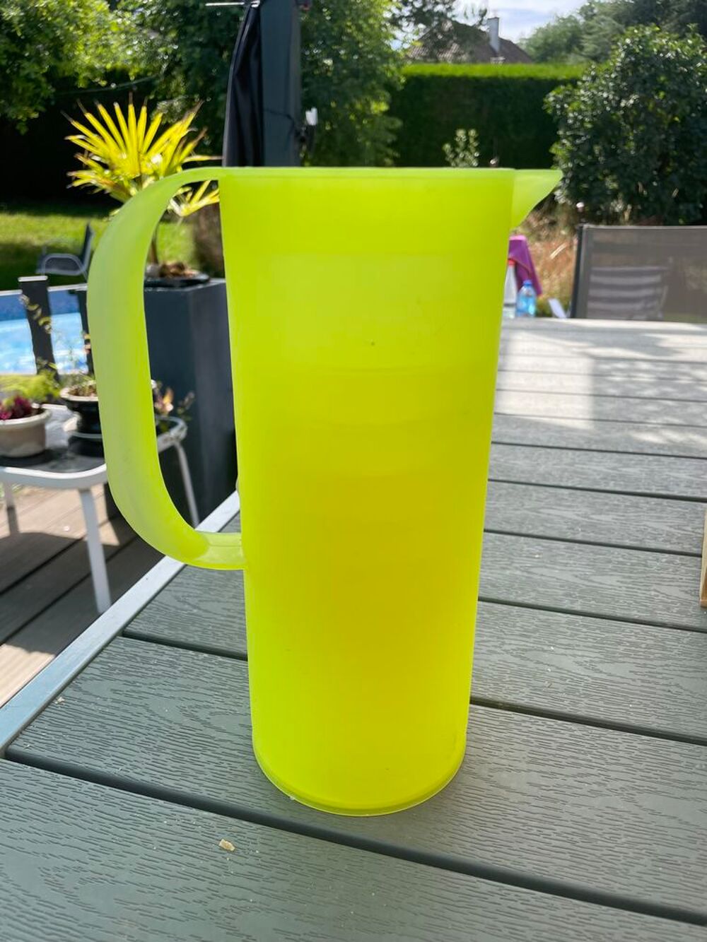 Ensemble Pichet et verres plastique Décoration