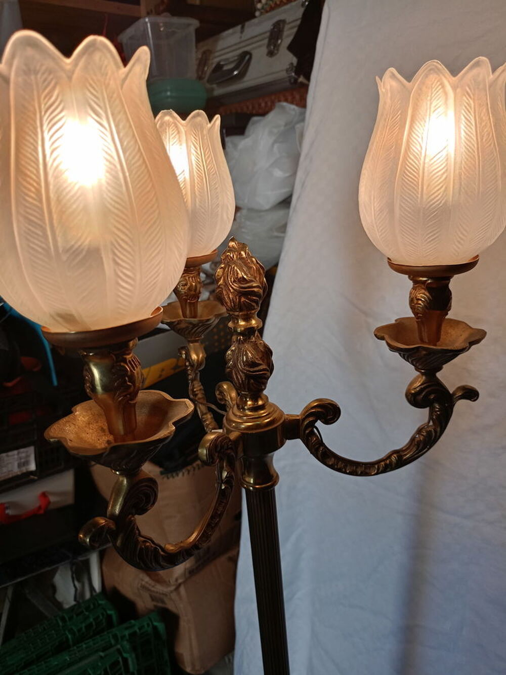 lampadaire en bronze Décoration