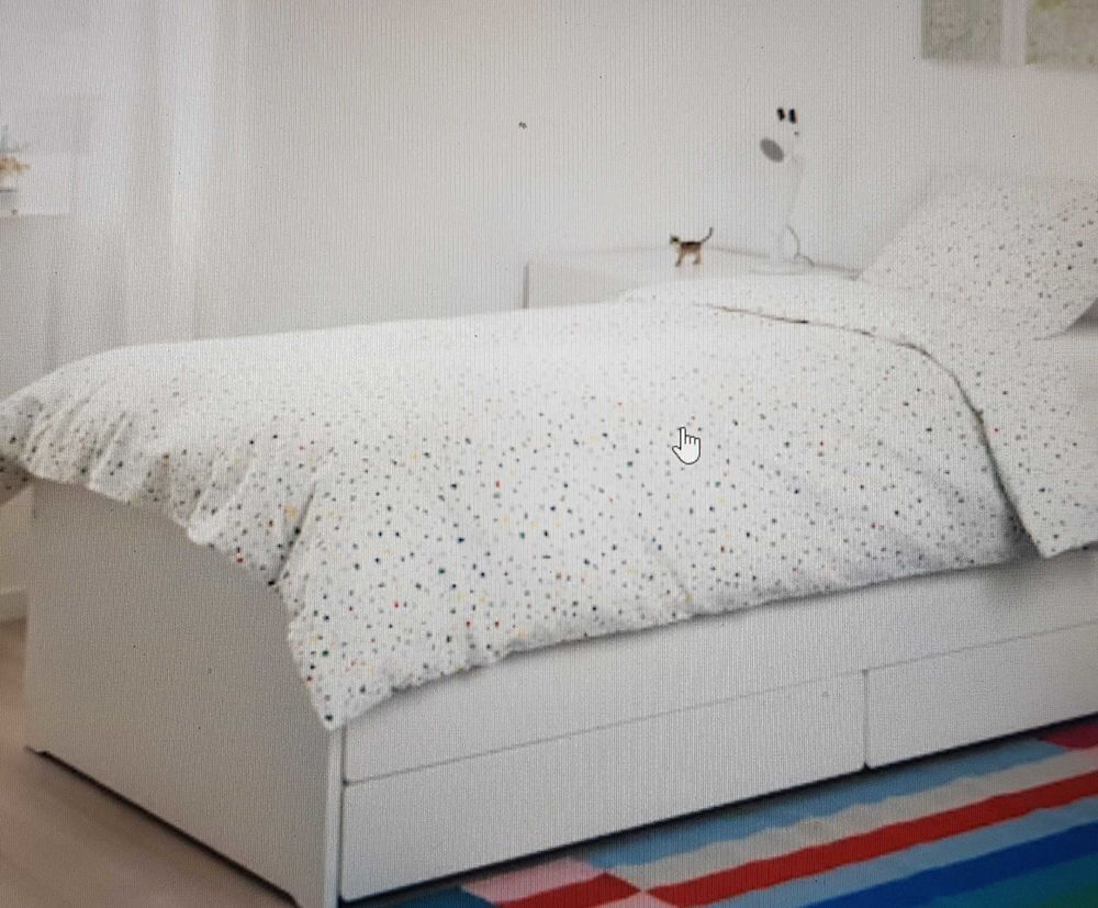 Lit simple 90x200 IKEA SLAKT Meubles
