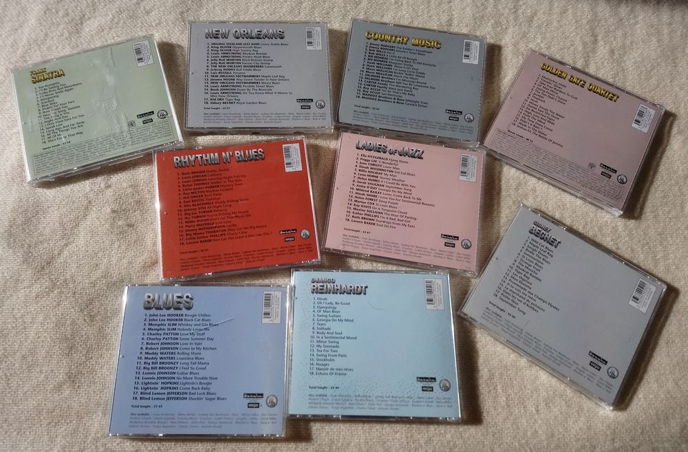 Lot de 9 CD Jazz / Blues CD et vinyles