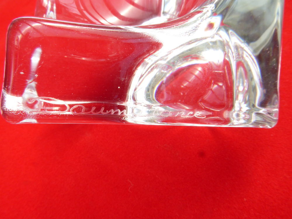 Cendrier en cristal de Daum Décoration