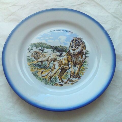 Assiette murale Safari de Peaugres 20 Villeurbanne (69)