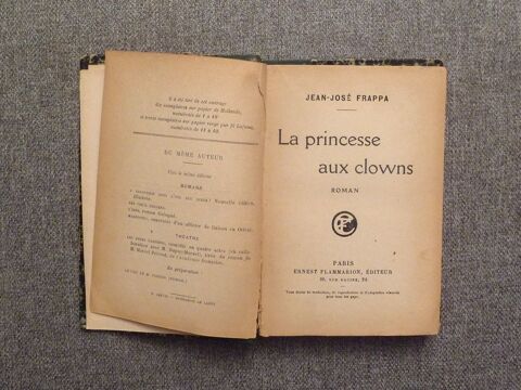 La Princesse aux Clowns- Jean José Frappa- 1923 17 Paris 15 (75)