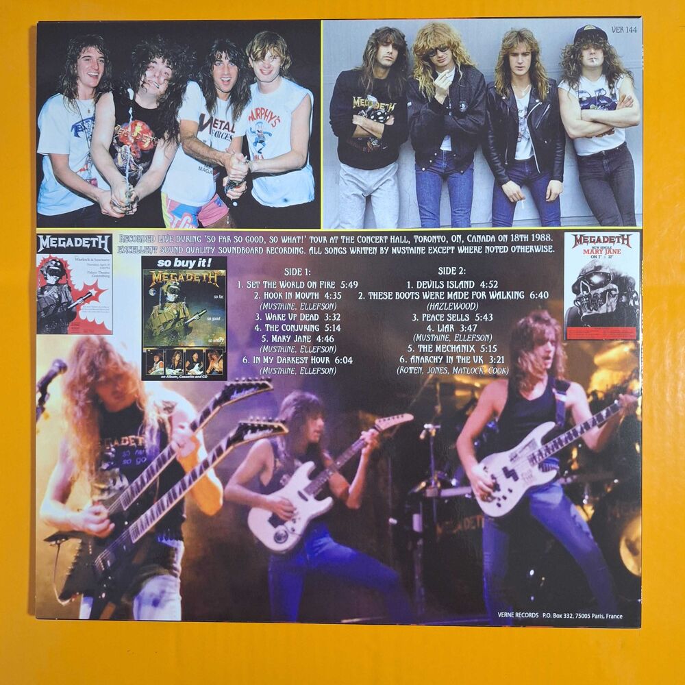 Megadeth 33Tours CD et vinyles