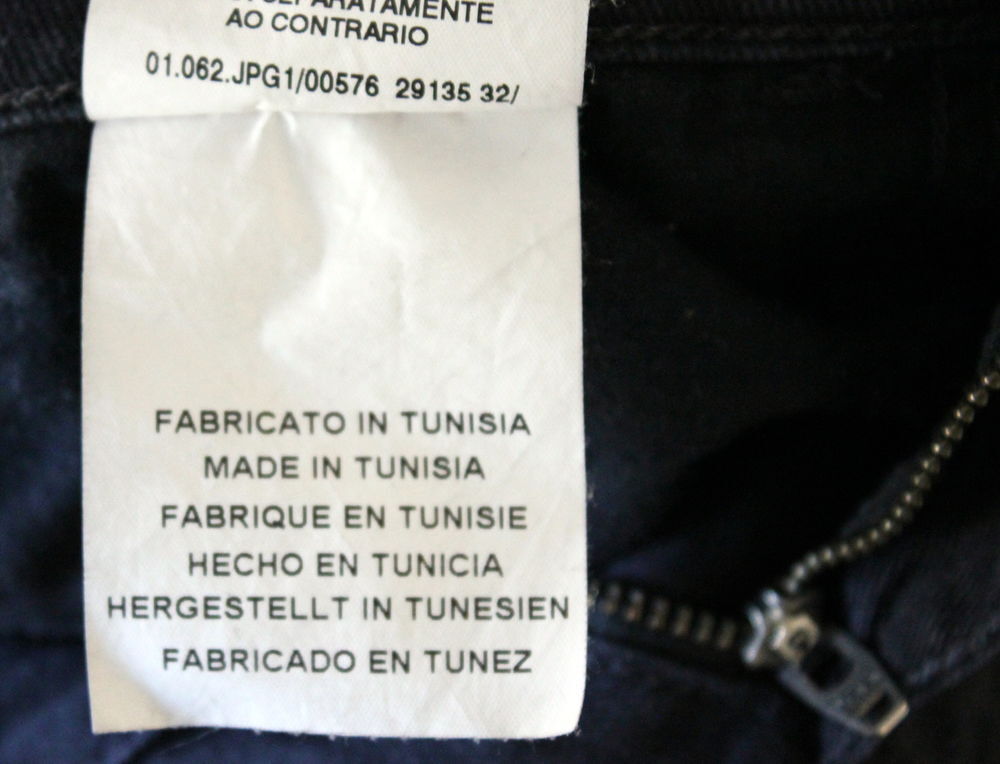 Pantalon jean noir JEAN PAUL GAULTIER T.29 Vêtements