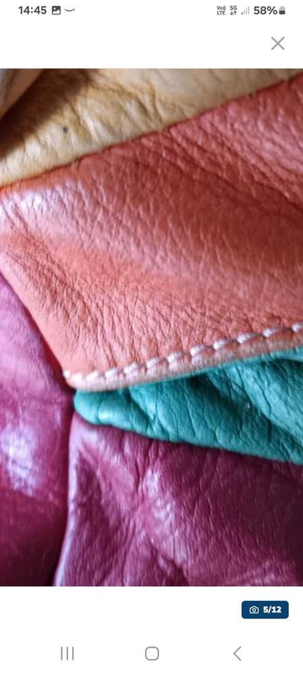 sac bourse cuir Maroquinerie