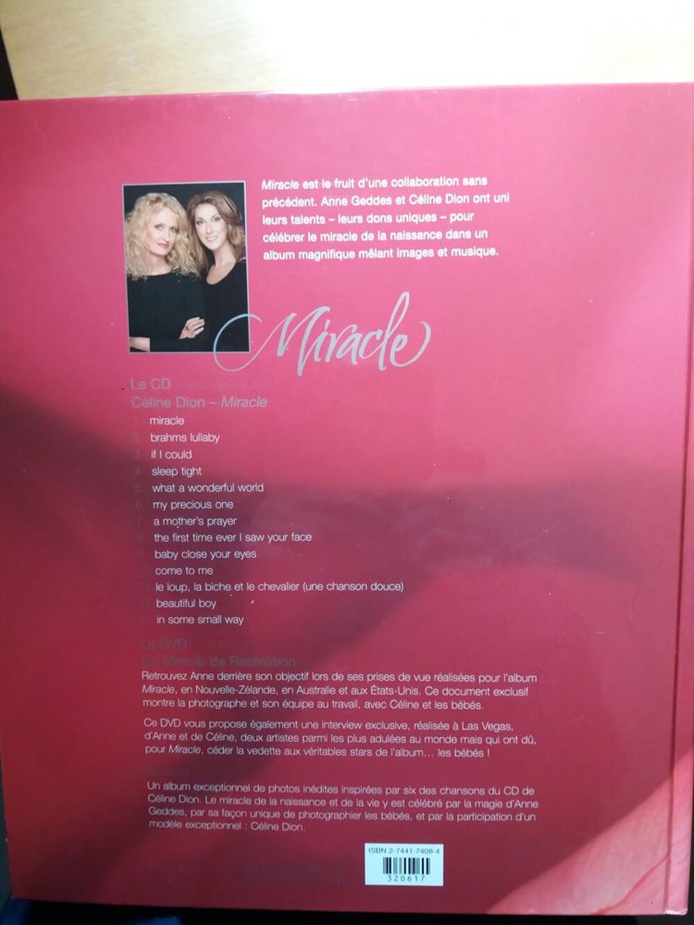 Miracle- Anne Geddes /Celine Dion -Livre, CD, DVD Livres et BD