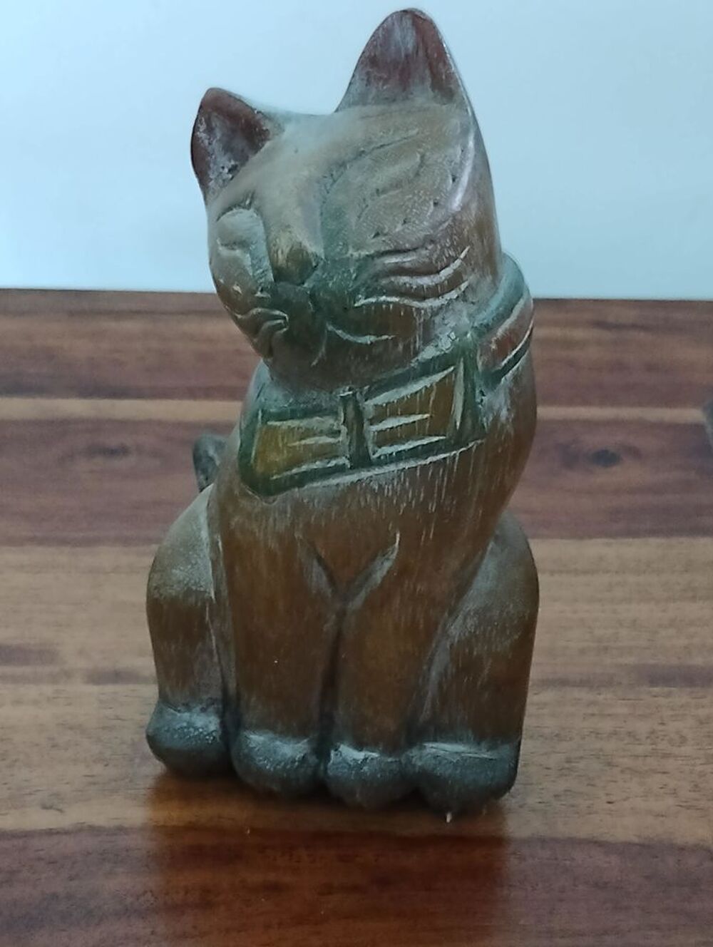 Chat / d&eacute;coration en bois Décoration