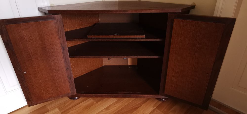 Meuble TV de coin avec tablette Meubles