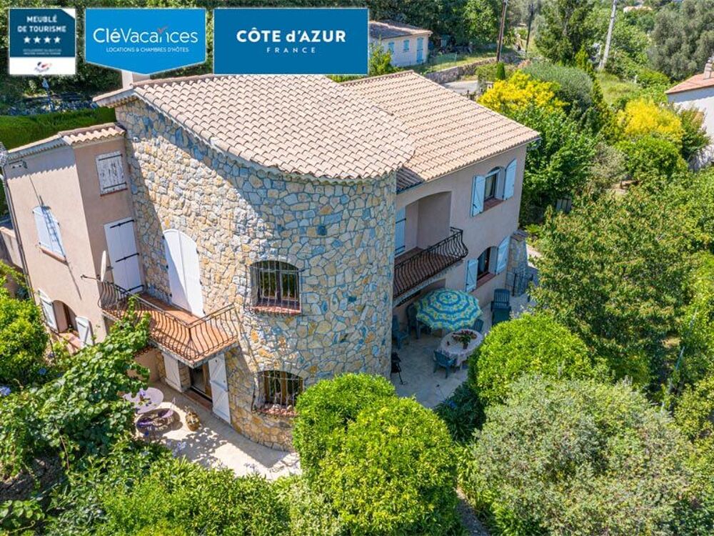 Location Appartement F3 MEUBLE EN VILLA PROCHE CANNES GRASSE SOPHIA & NICE Le bar-sur-loup