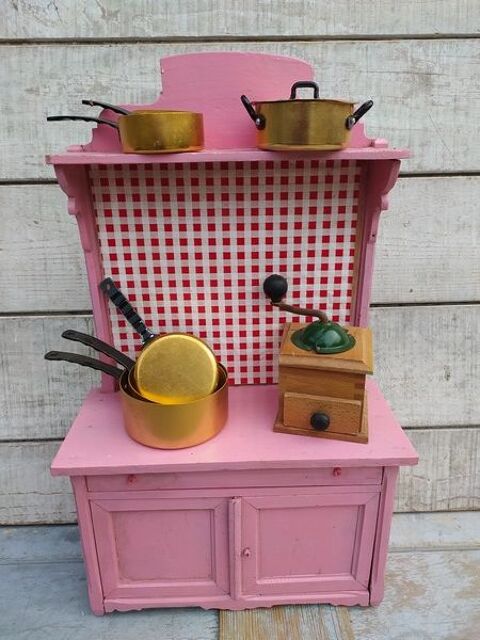 Ancien Jouet Poupée Meuble Buffet Cuisine 69 Loches (37)