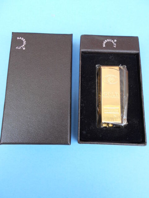 BRIQUET GAZ   Gold   Lingot  17 Dammarie-les-Lys (77)