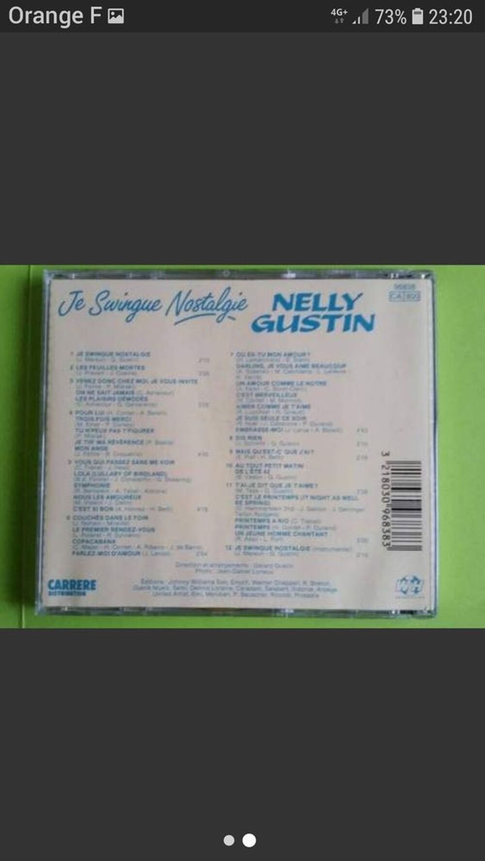 NELLY GUSTIN CD et vinyles