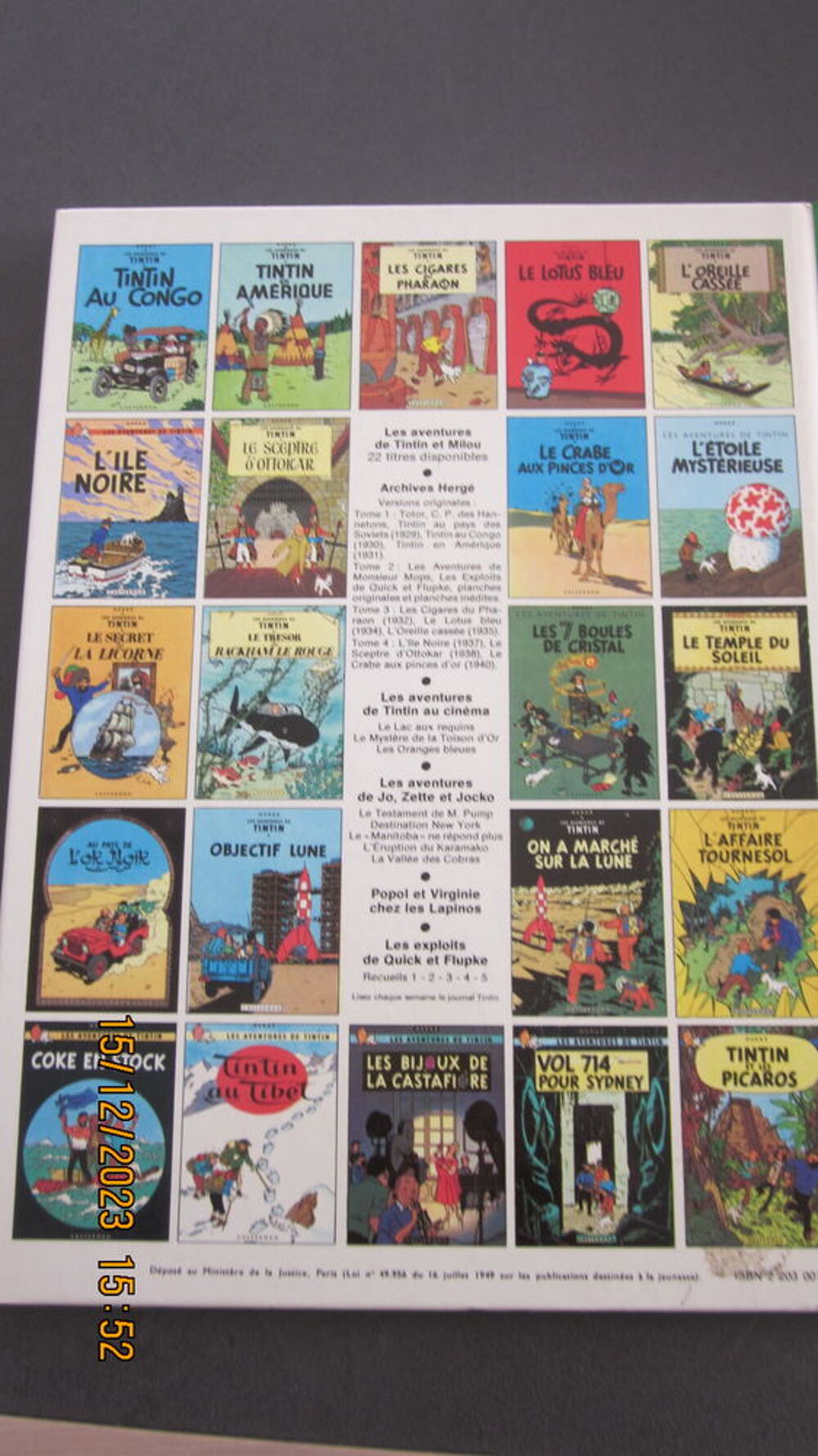 B D TINTIN ON A MARCHE SUR LA LUNE DE 1981 D I Livres et BD