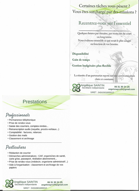 Assistante administrative pour particulier et entreprise 0 60590 ragny-sur-epte