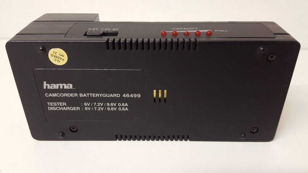 Dis-charger HAMA camcorder batteries ref. 46499 et testeur
Photos/Video/TV