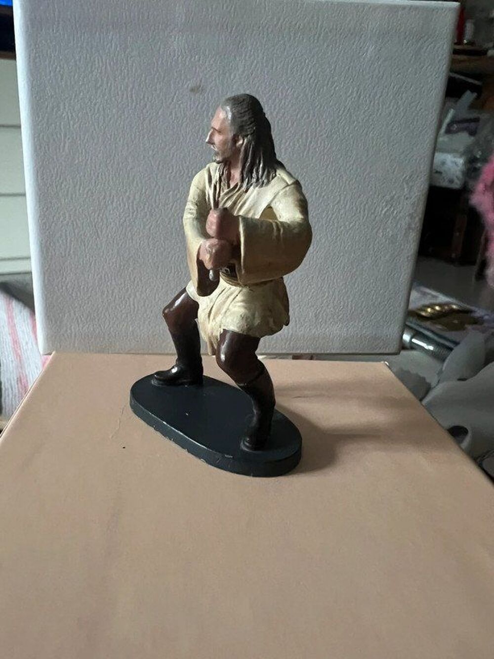 Figurine en plomb Jedi Qui-Gon Jinn Star Wars 